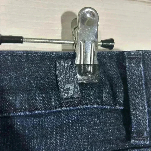 7 For All Mankind Standard Fit Straight Leg Jeans Dark Wash Denim size 28. Tall - Picture 5 of 12